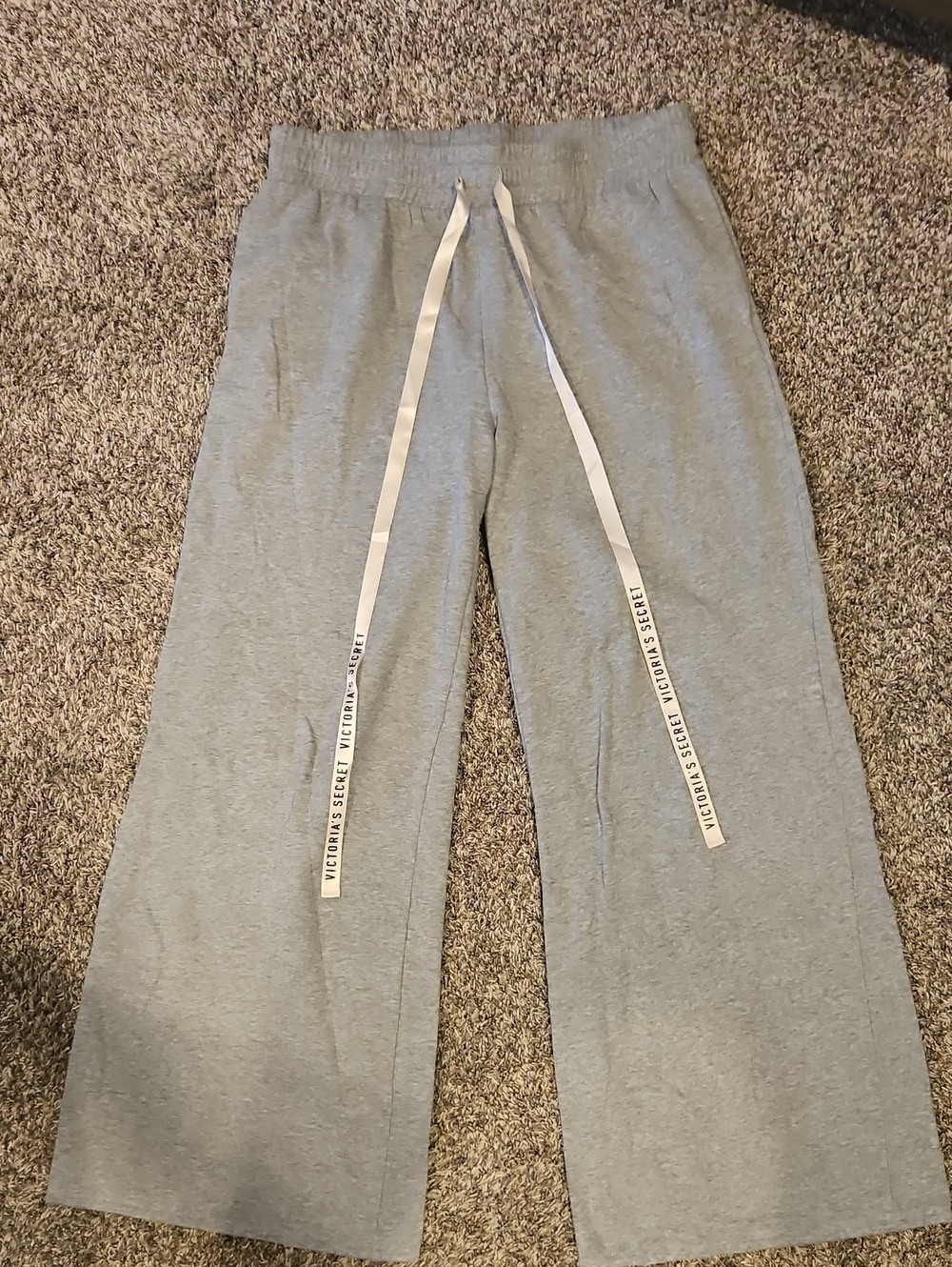 Victoria's Secret Girls' Gray Wide-Leg Lounge Pants
